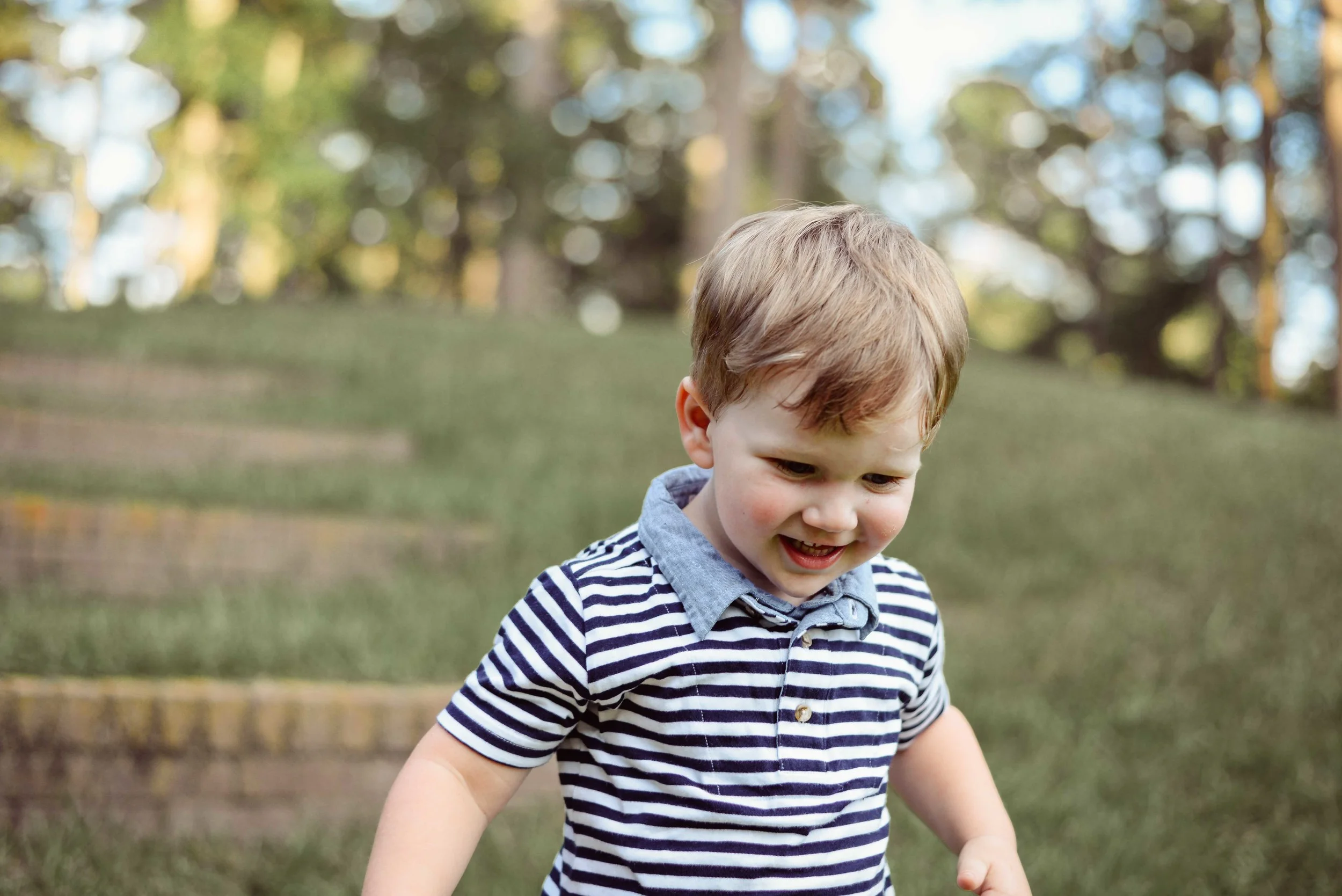 boy playing at kiroli park in west monroe, la