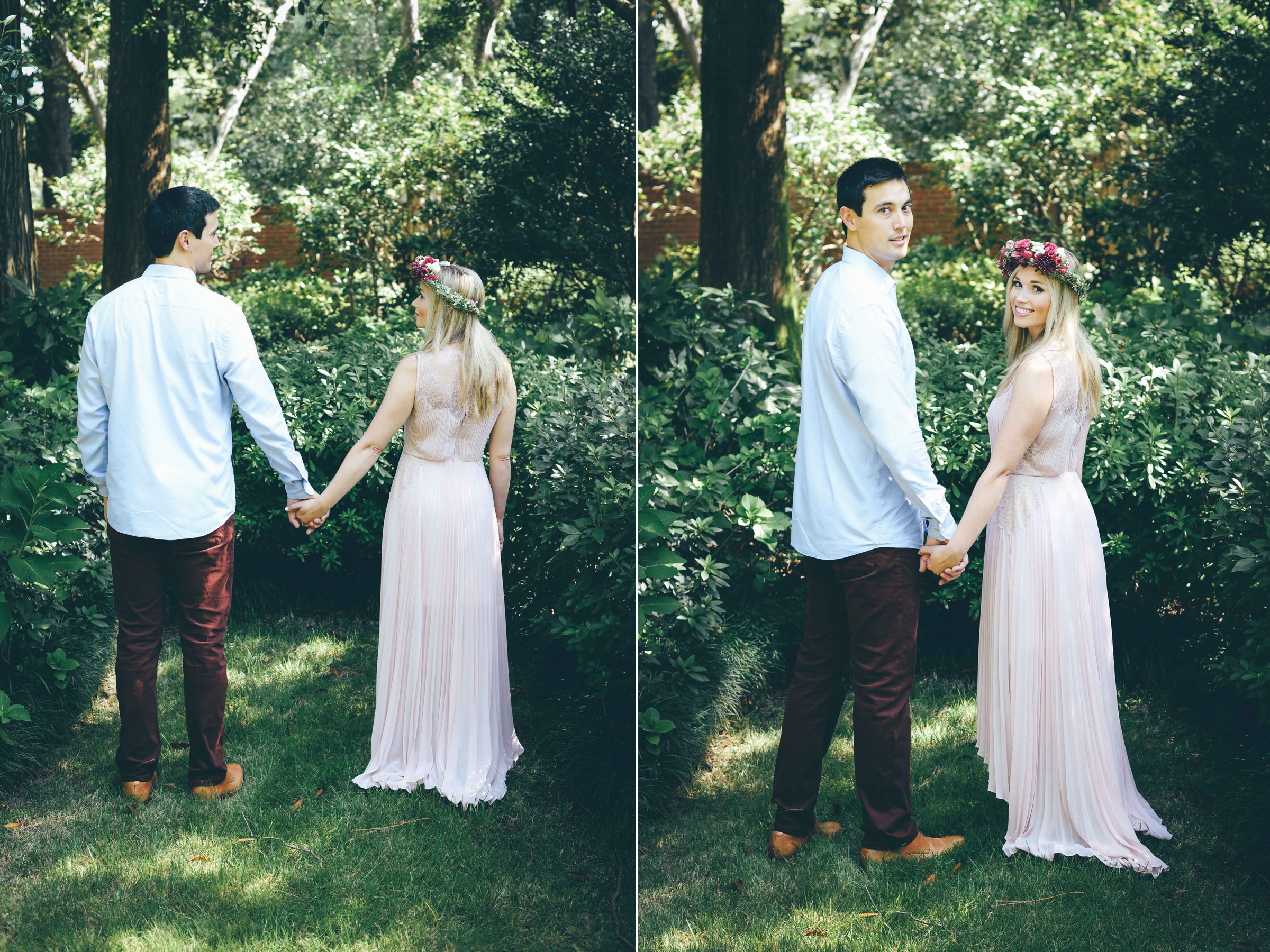 couple in garden