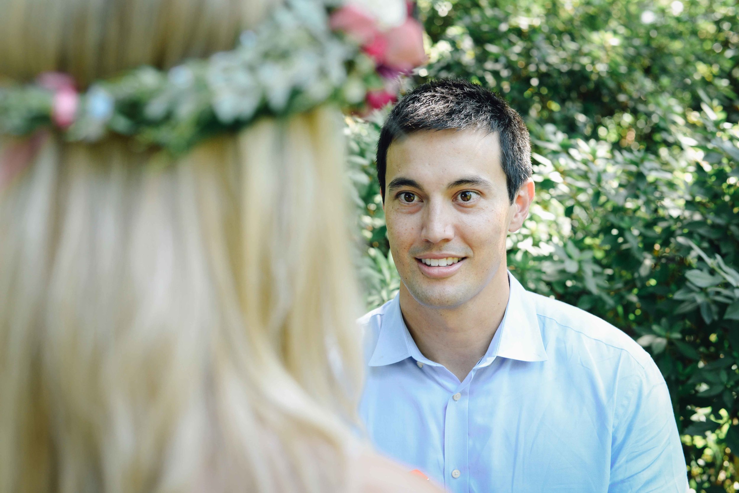 proposal in garden