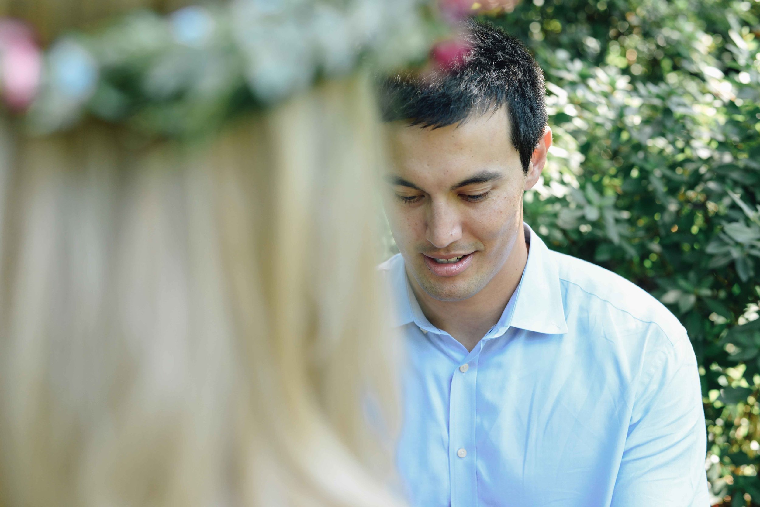 proposal in garden
