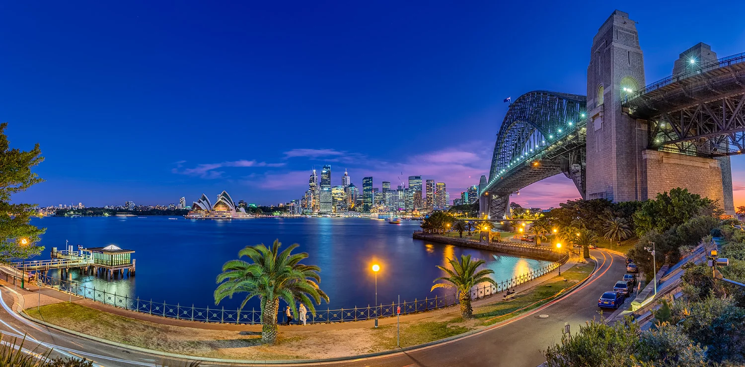 Sydney City Panorama | 2 shot panorama @ 20mm | 30.0sec | f8.0 | ISO100