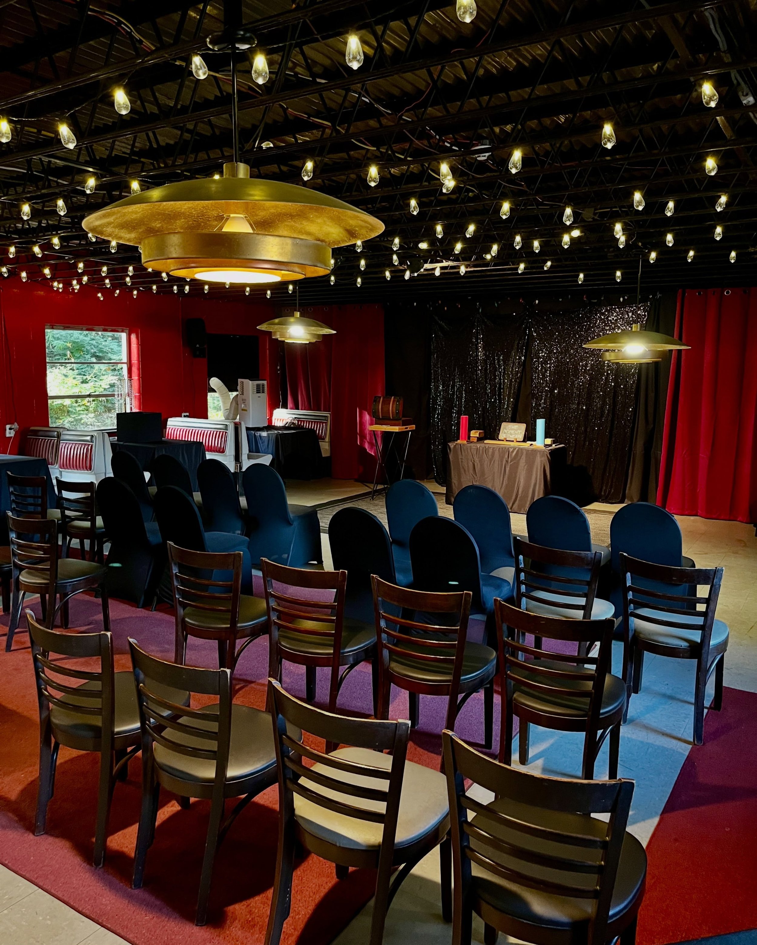 THE MOMENT BEFORE

Thirty-two empty chairs.

Not for much longer.

Tonight, every one of them is waiting for someone.

The Moment Between
Tonight at The Glen at Wildcat Mansion

#TheMomentBetween #TheMomentBefore #FranklinPA #Magic #Mentalism