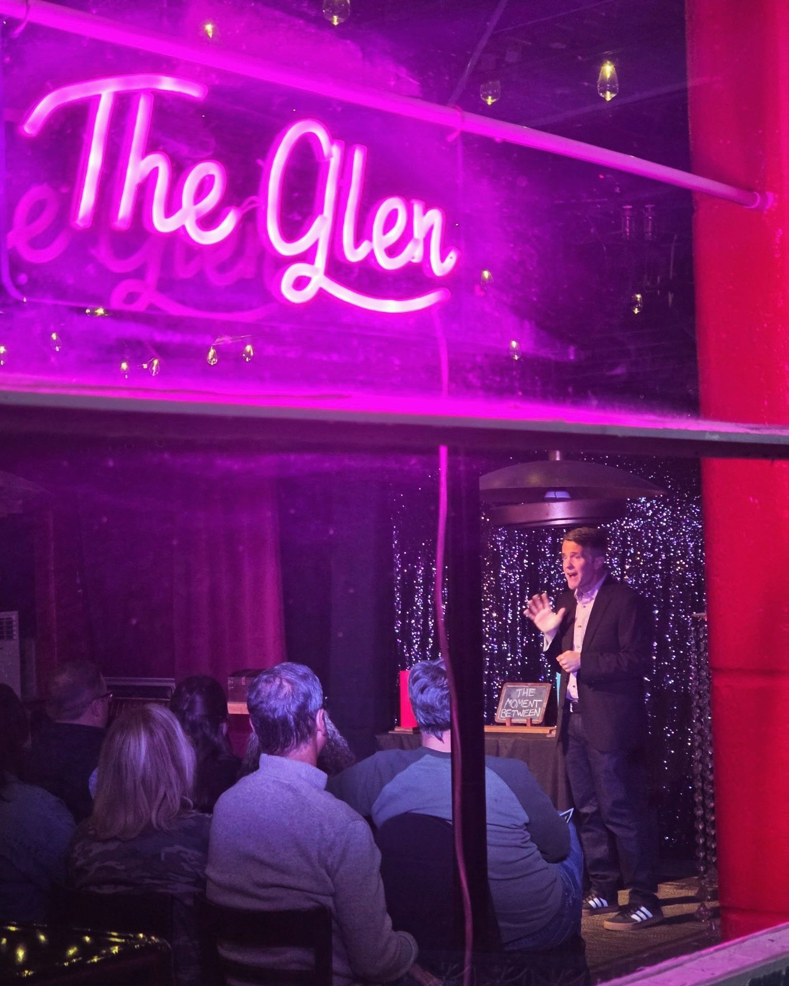 Only three performances remain of The Moment Between at The Glen Speakeasy!

We&rsquo;ve had some wonderful audiences so far, and I&rsquo;m looking forward to sharing the show a few more times before the end of October.

There are just TWO tickets le