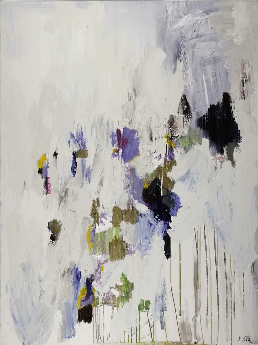 Untitled oil and mixed media on canvas 48" x 36" sold