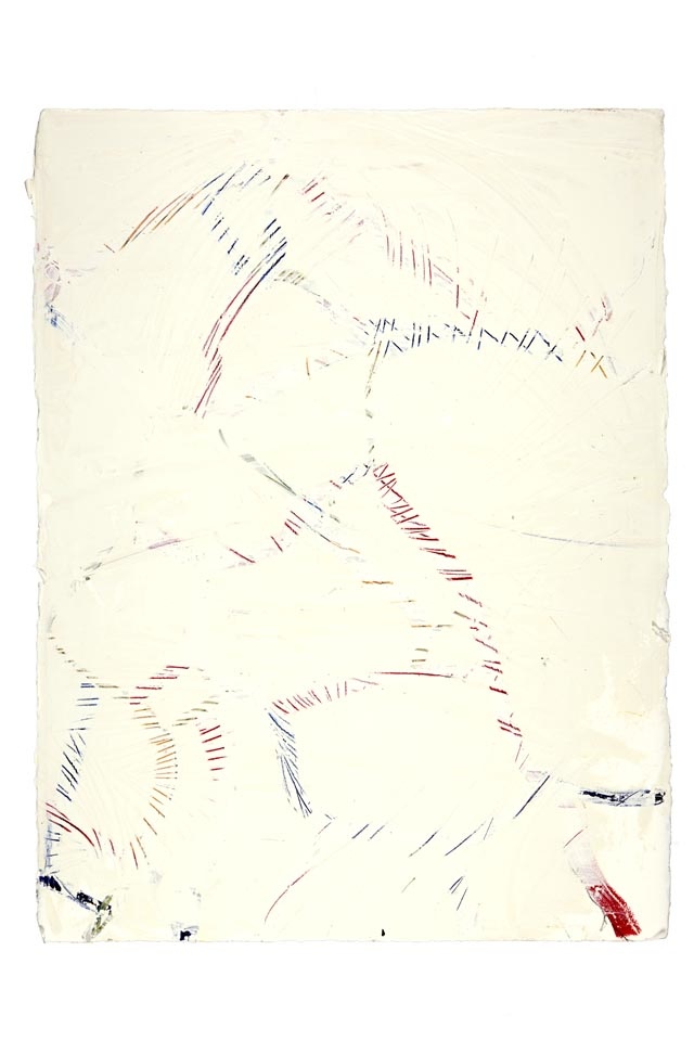 Wood Grain Audubon Park, New Orleans (Sidewalks Series) oil on paper 30” x 22”