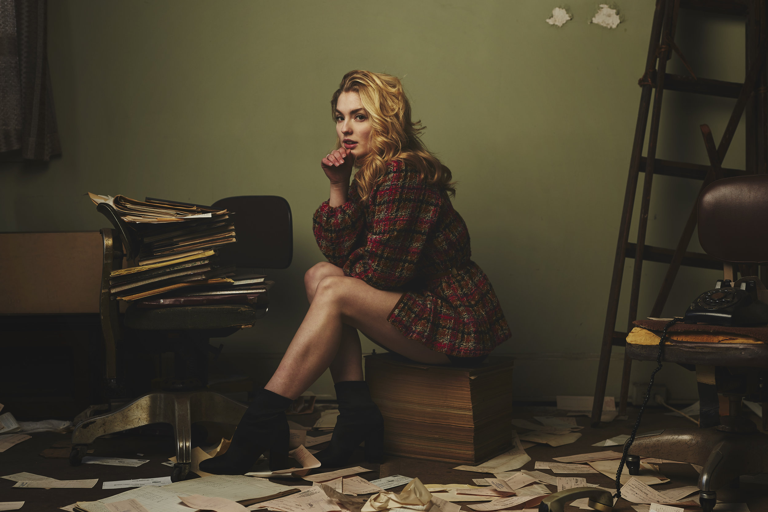 Vintage Clothes Editorial Portrait
