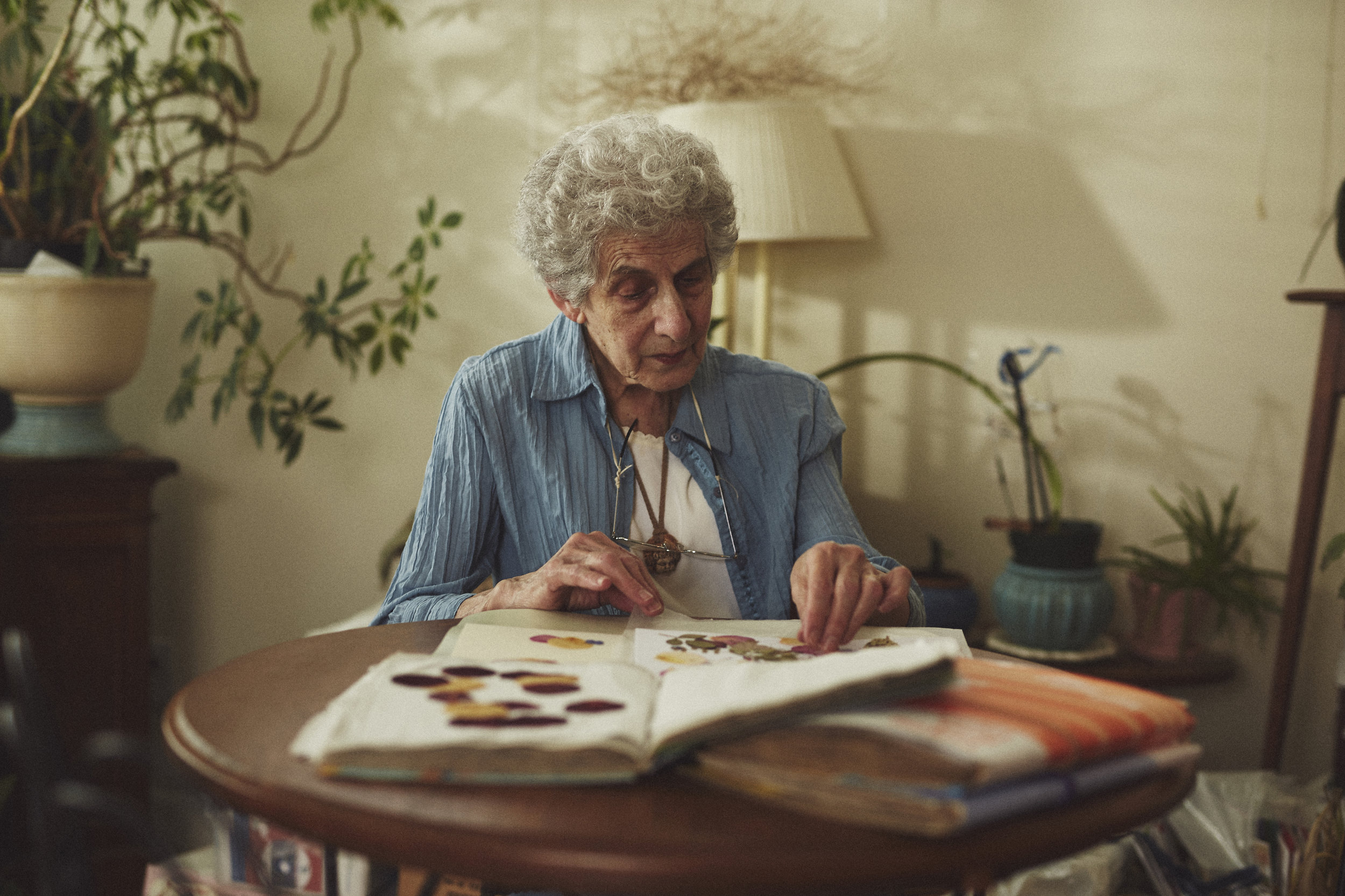 Beautiful Grandmother in Home Portrait
