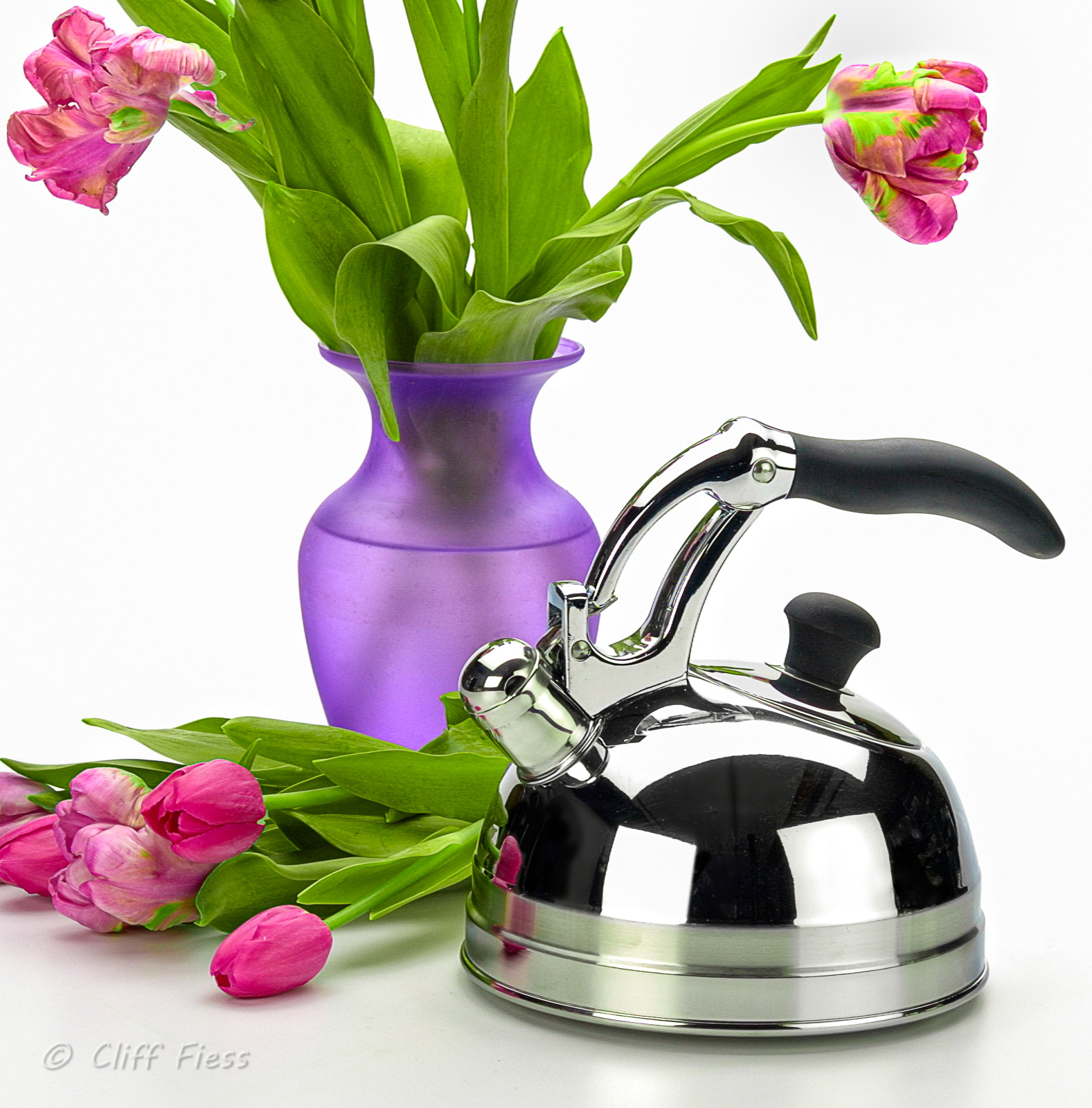 Kettle with Flowers