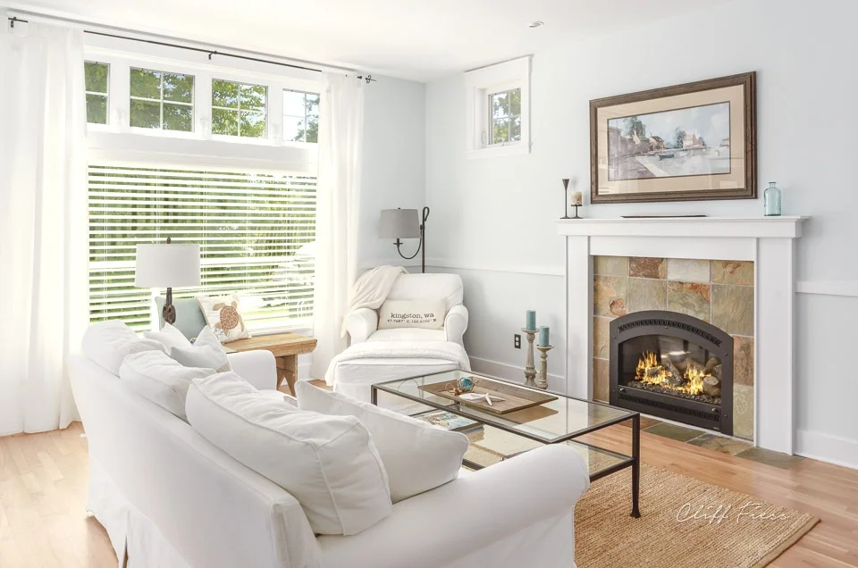 The living room of a Kingston residence.