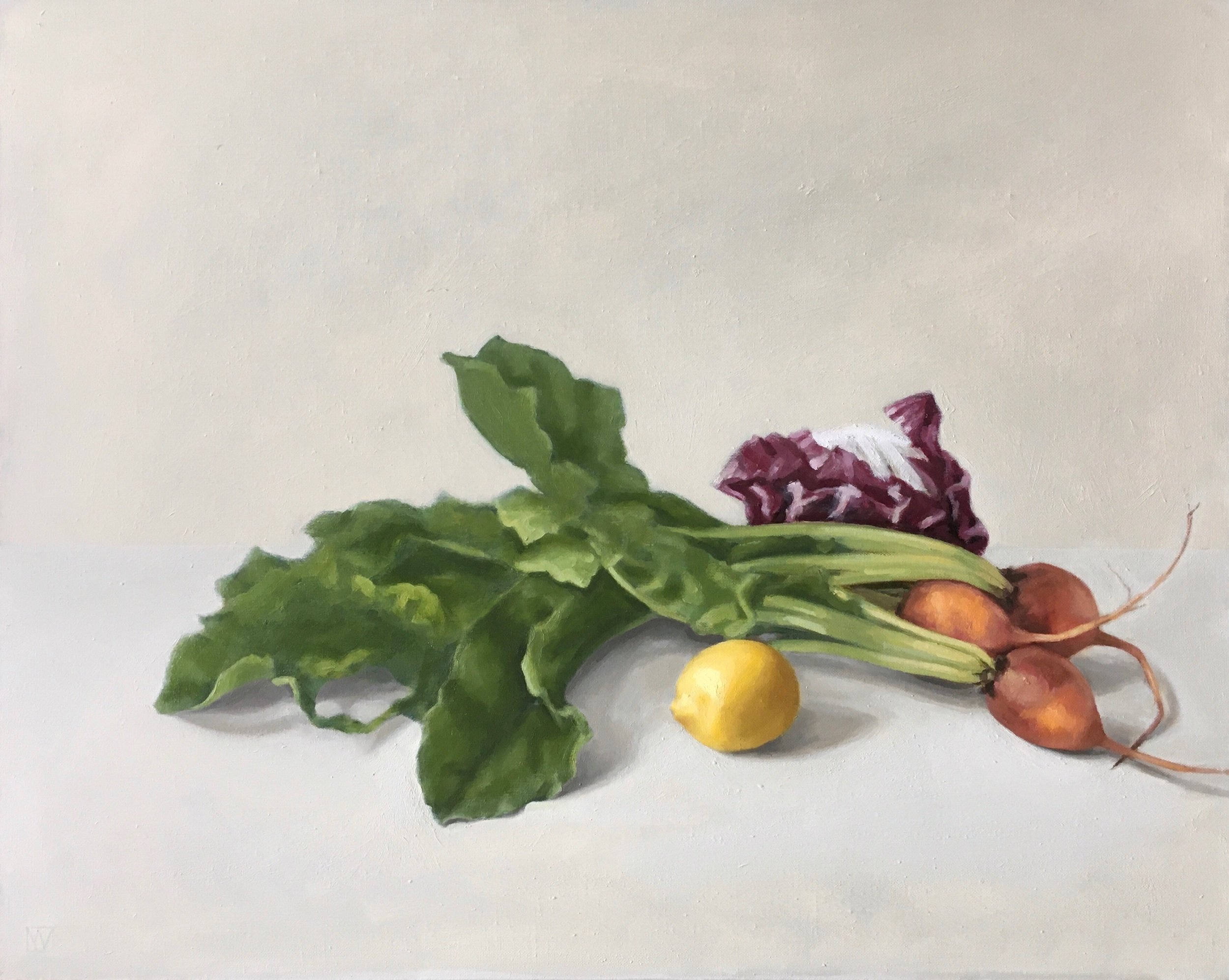 Lemon, Radicchio, and Golden Beets
