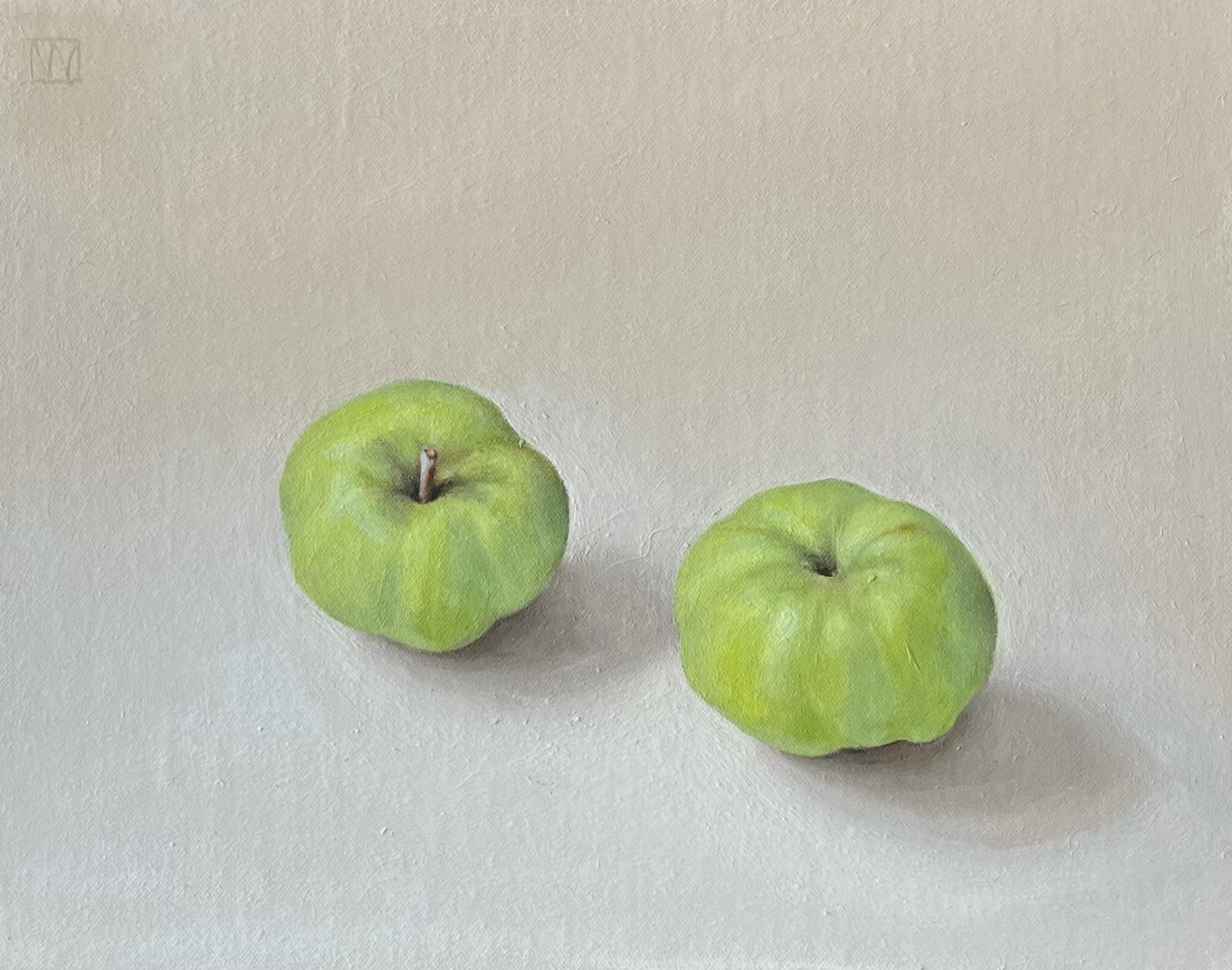 Two Green Apples