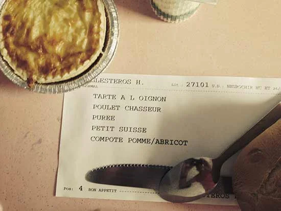 Doesn't that tarte à l'oignon look delicious? I assure you that it was.