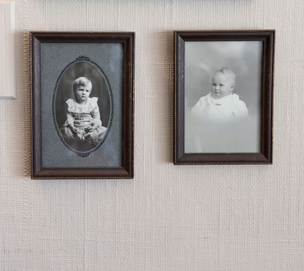 Lettie (left) and Otto (right) as children. After living many years on Circle Drive in Milwaukee, they desired a love nest away from the big city, a place where they could swim naked in a pond and sleep under the stars. They're still here, buried in the backyard.