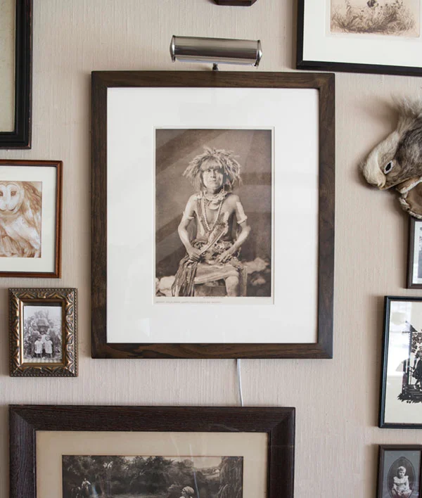 Edward Curtis photograph, a gift to Peg from Peter on the occasion of her 40th birthday.