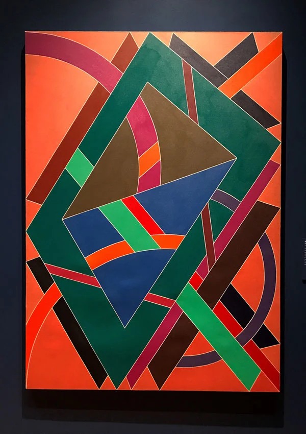 William T. Williams, "Truckin", acrylic on cotton canvas, 1969.