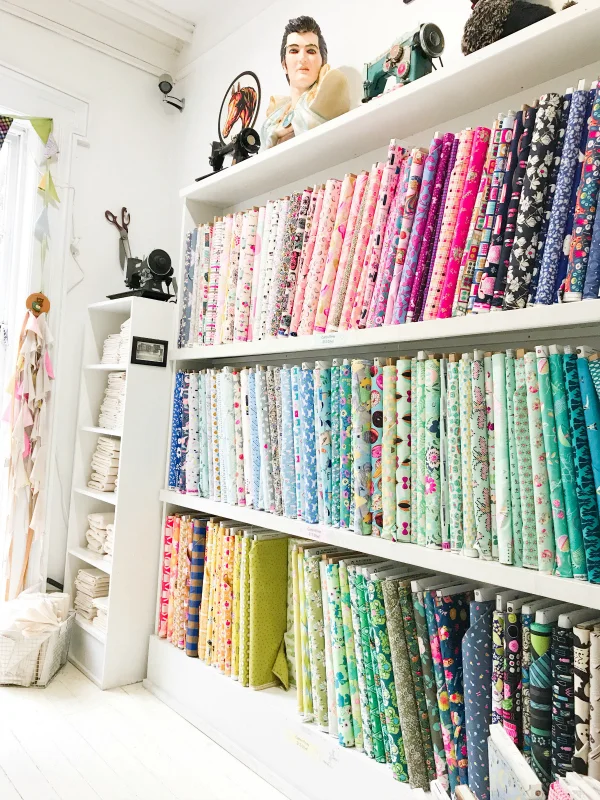 Savannah College of Art and Design is a prominent presence in town. We loved browsing the campus store where students and alums sell their original work. And this airy shop, Fabrika , is operated by a SCAD alum -- a must for crafters and quilters.