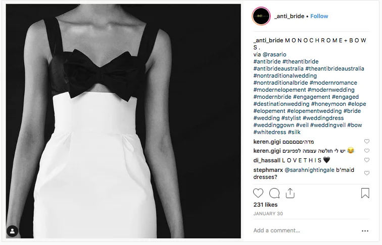 lsn't the bow on this wedding gown so eighties?