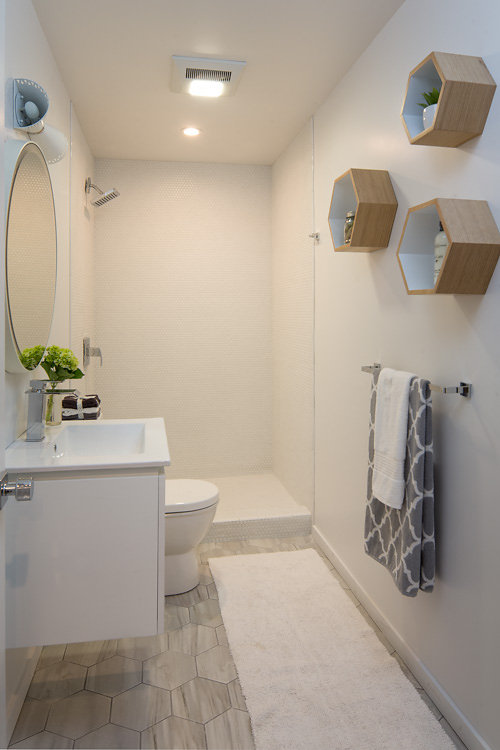 before and after bathroom renovation