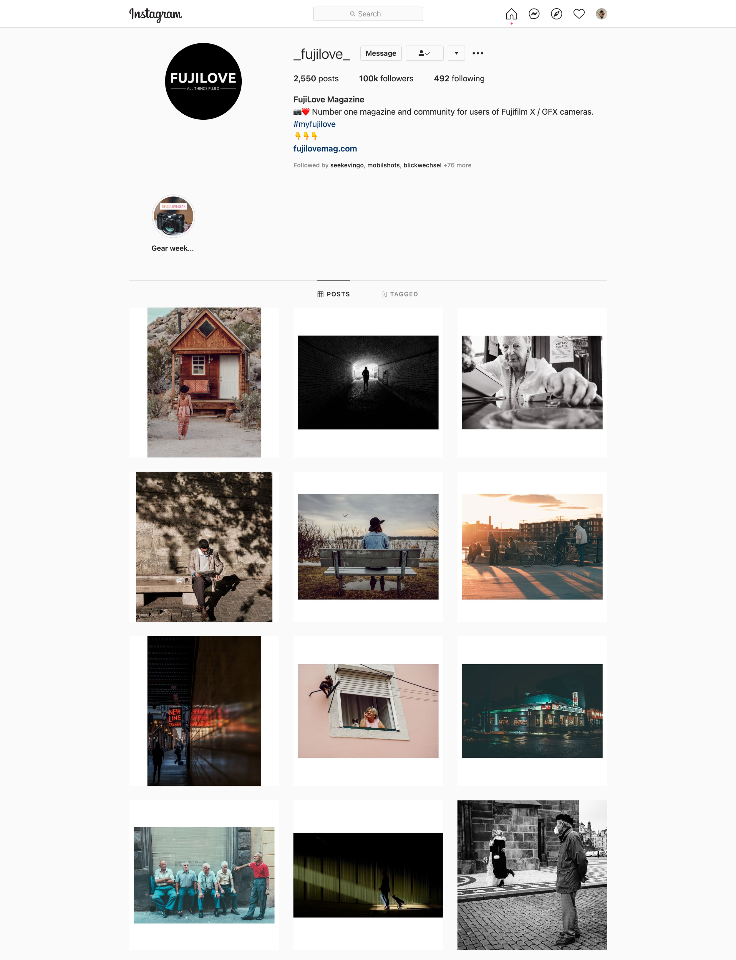 My work got featured on FUJILOVE's Instagram feed!