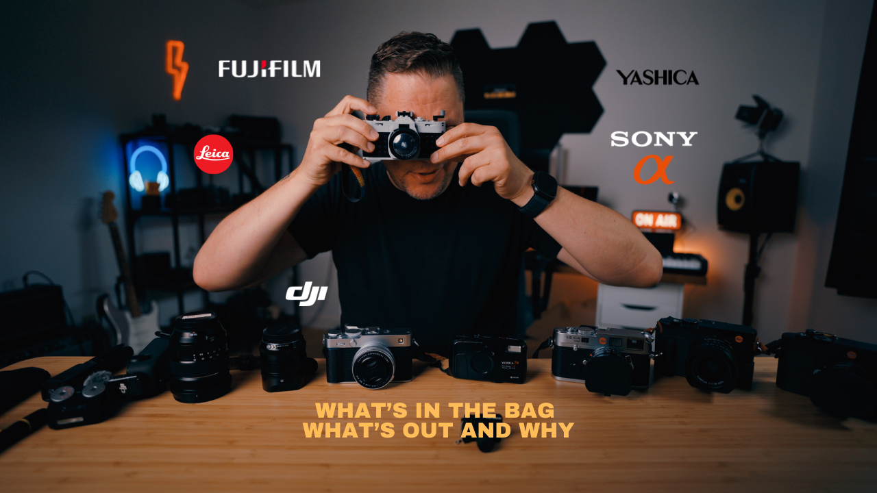 What's in my summer 2026 travel photo &amp; video bag, and I need your help to choose the last camera