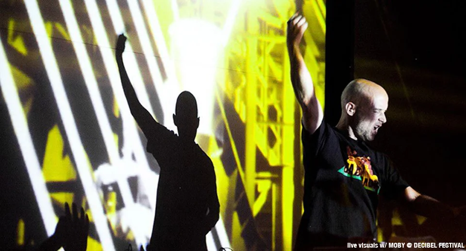 Live Visuals with Moby