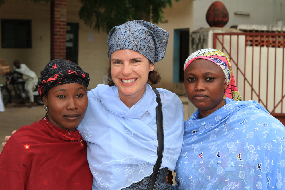  Me and two of the health workers. Wonderful women.&nbsp; 