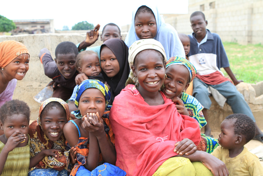  Ok, this was in a "Boko Haram" area. At that time, it was challenging to enter these areas as people were suspicious. But, note the girl with the orange headscarf on the left.&nbsp; 