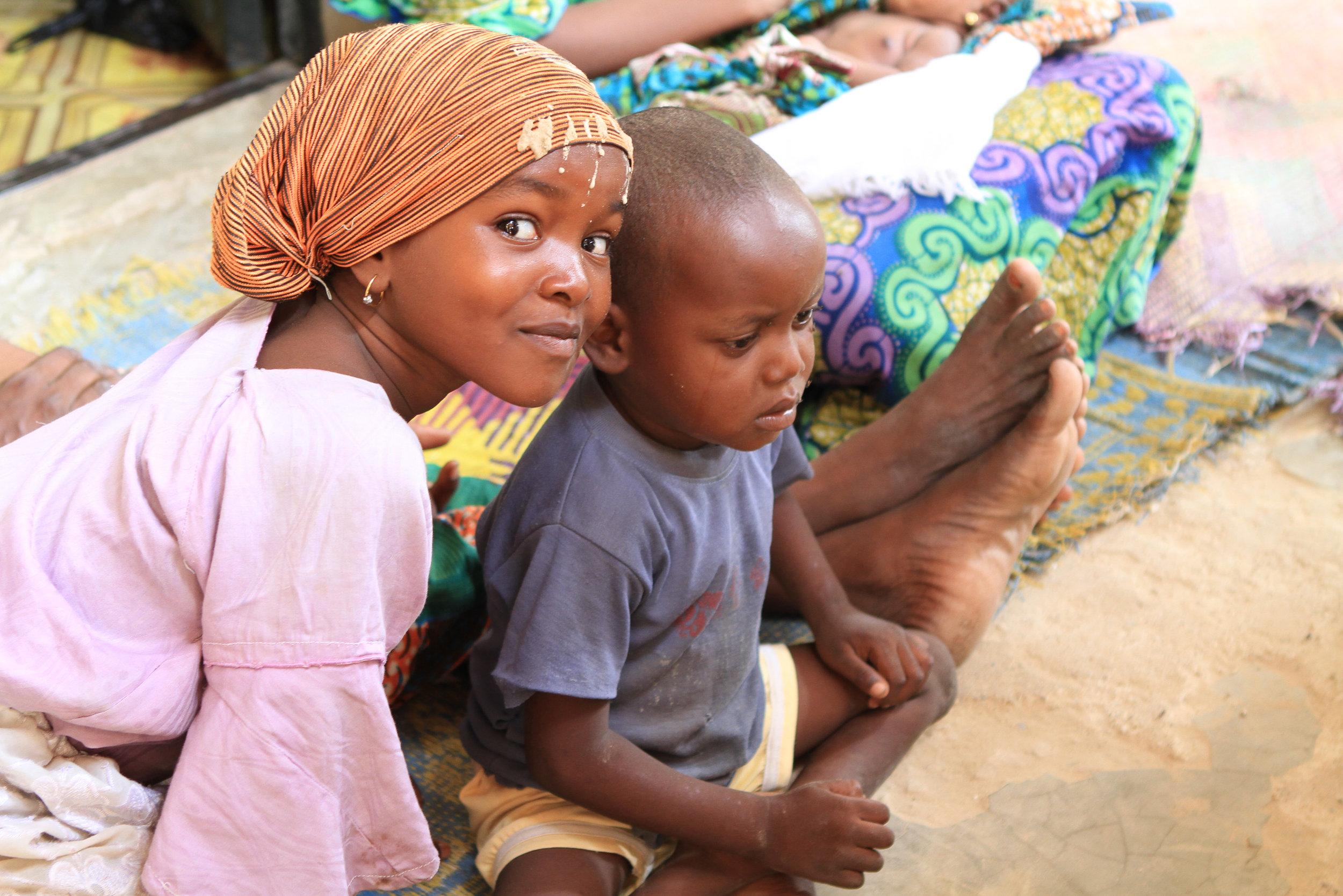 She was about ten - and led us to her house. She was desperate for her siblings to get the polio vaccine, because her baby brother had polio, poor love. 