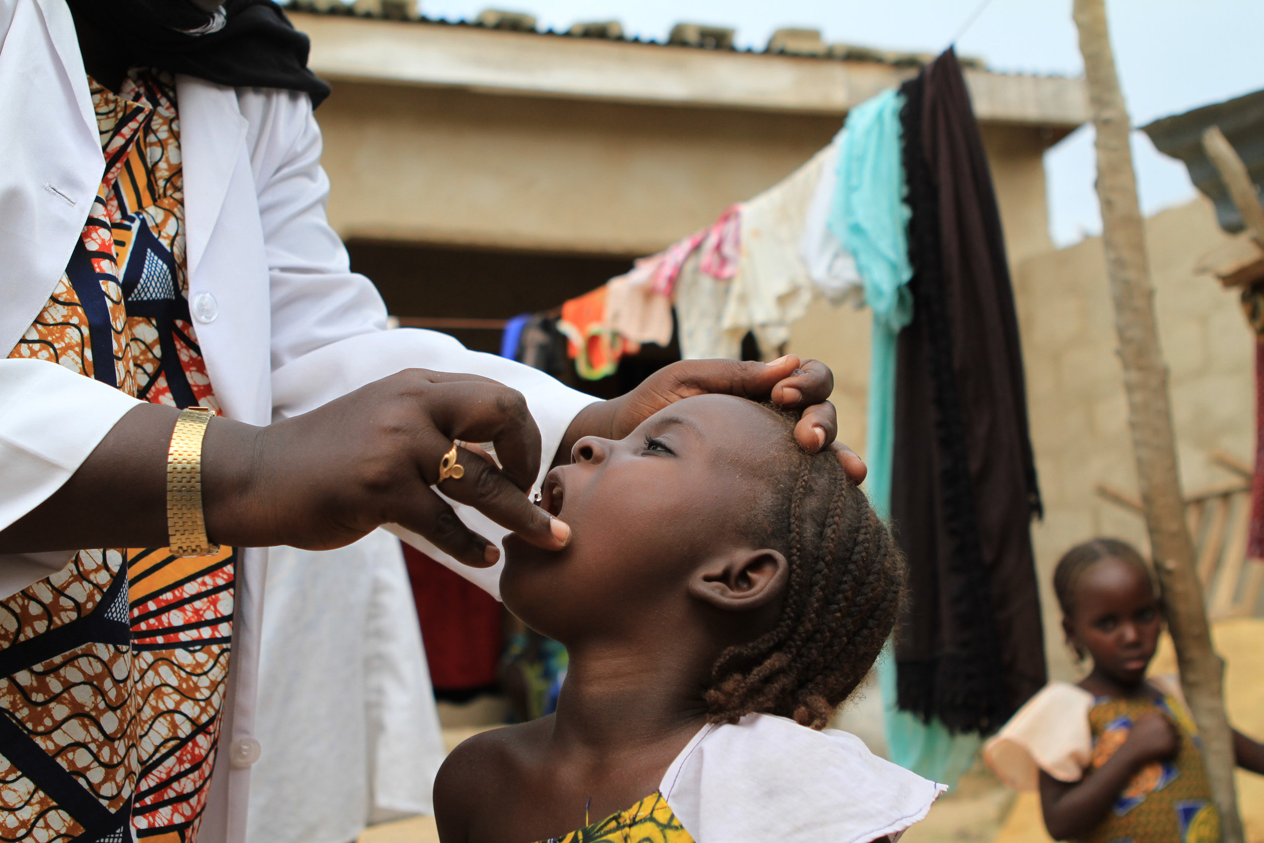Mostly though it was no problem to vaccinate the kids. 