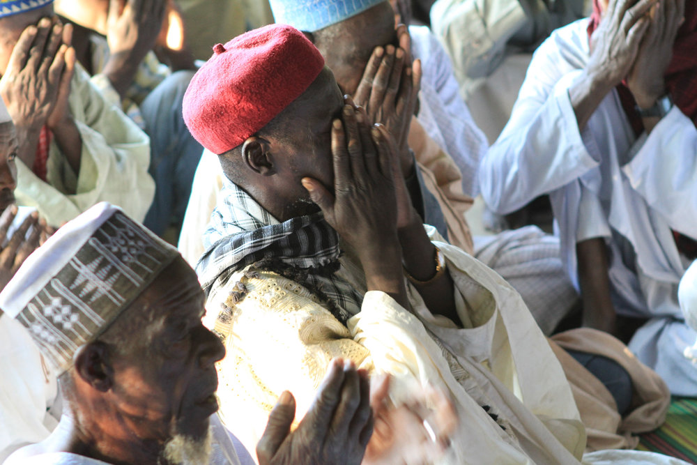  As is tradition, they prayed before and after the meeting. We stayed just a short while as the sun was starting to set.&nbsp; 