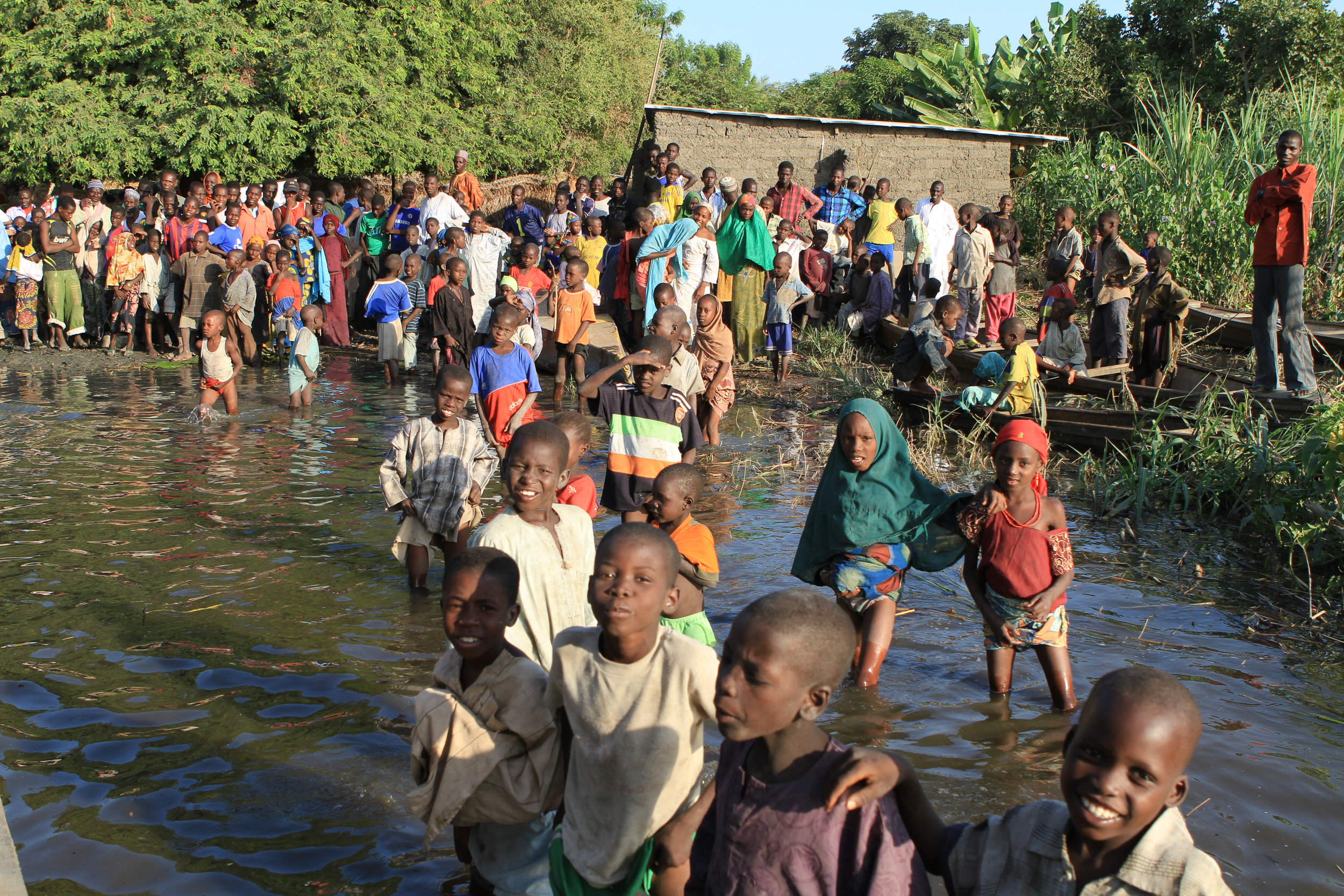 And I'll never forget this - the whole village gathering to wave goodbye. I'm certain this place is now destroyed, and I don't know what happened to the people. 