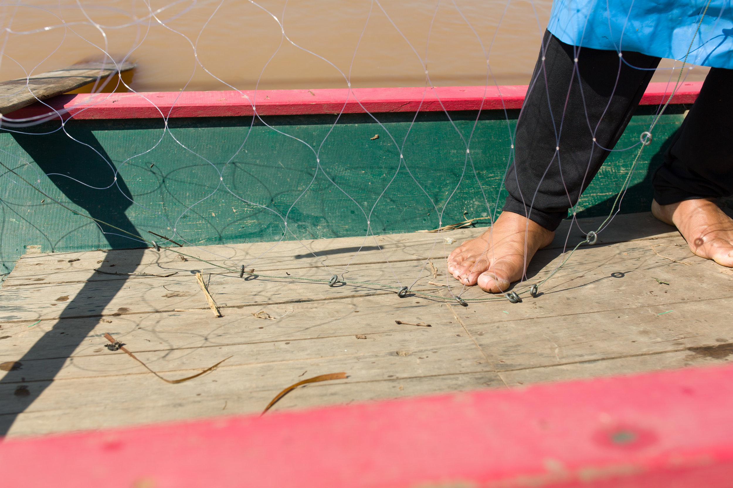 There are no fish in today's catch. 