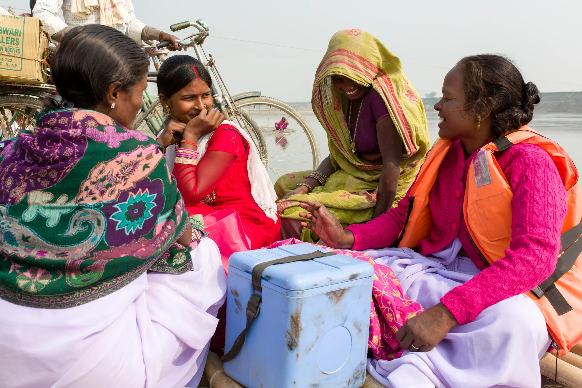 In the Kosi River Basin, Martha Dodray used to walk for hours to reach families.  She helped to end polio in India in 2011.   