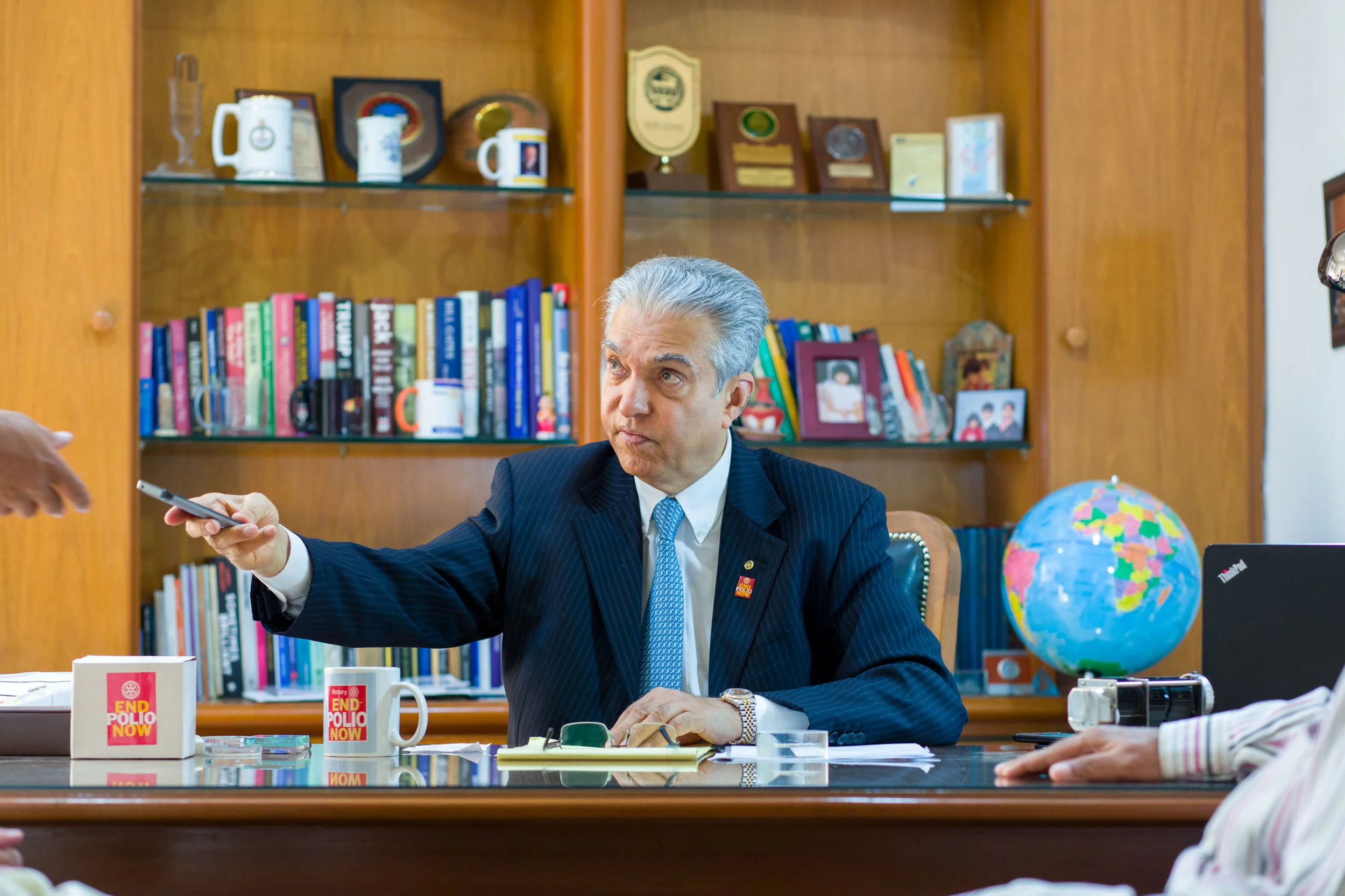 Aziz Memon, an industrialist and the national chair of Pakistan's PolioPlus Committee, has worked hard to convince Pakistan’s political parties not to politicize polio eradication.