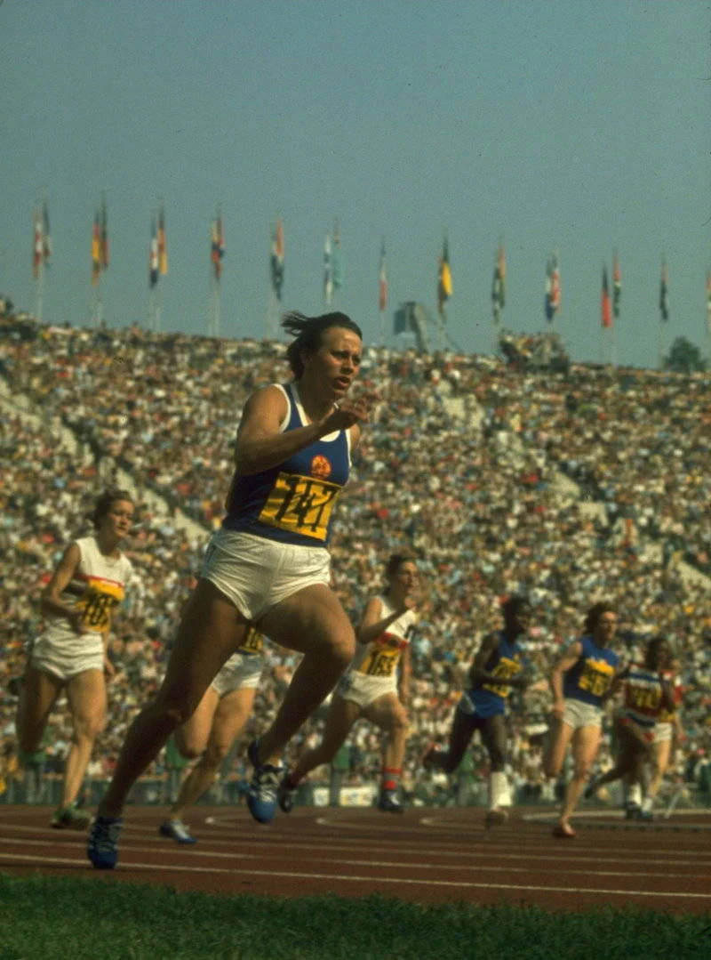 Following the release of East German secret service files, it was revealed that many of the country's athletes were involved with a state-sponsored drug program. The files document that Stecher had wanted to step down her drug use after the 1972 Olympics, so that she could safely have children. Boyle, who had finished second to Stecher in both the 100 and 200 metres at the Olympics, stated that she felt cheated, but that Stecher may still have bested her over the 100 m without the use of performance - enhancing drugs. 