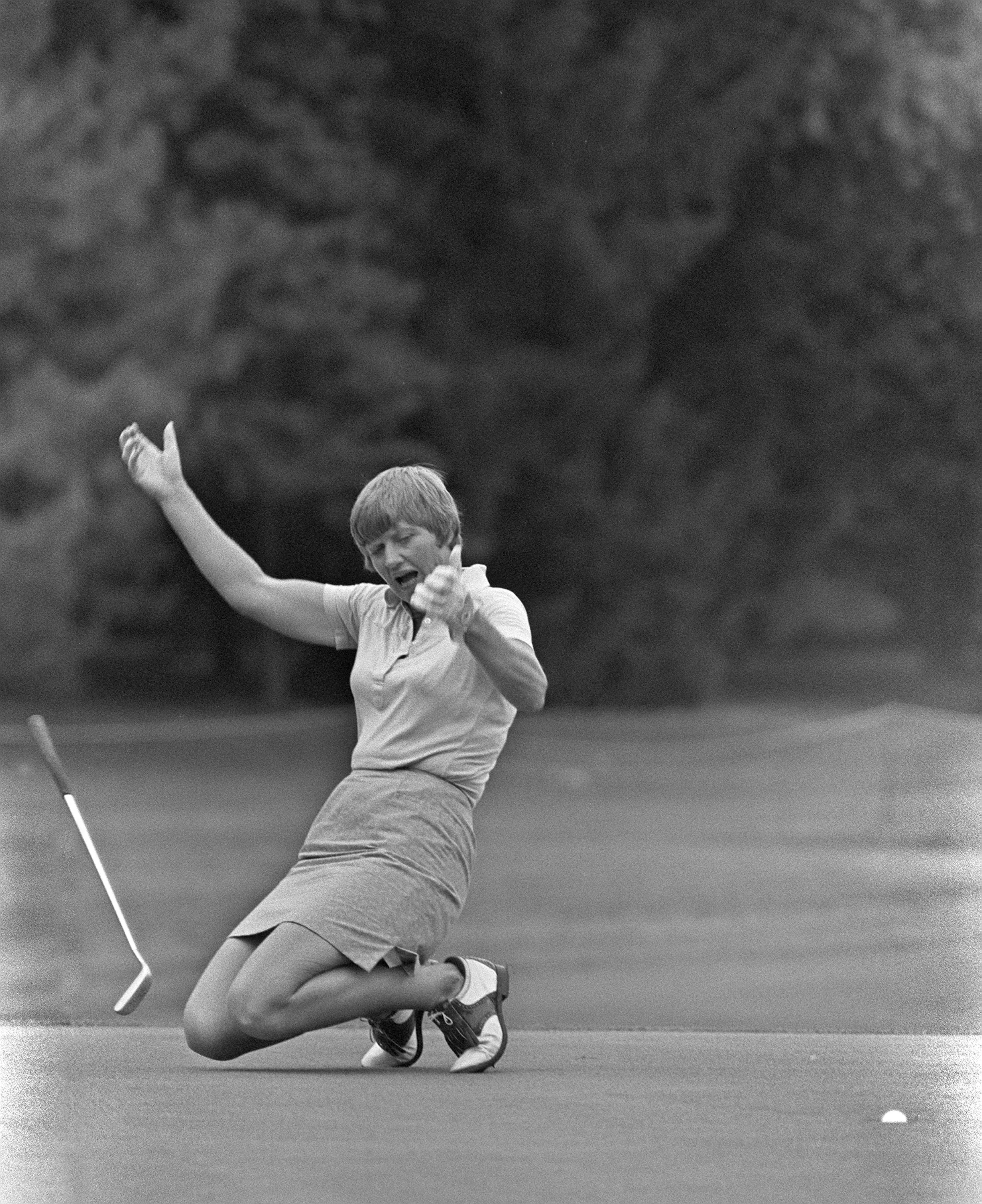 During her time on tour, Sandra Haynie won 42 LPGA tournaments. She won a career-best six tournaments in 1974. She was named LPGA Player of the Year in 1970, a year that saw her win two tournaments.