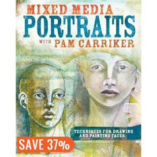 Contributing Artist in Pam Carriker's Mixed Media Portraits