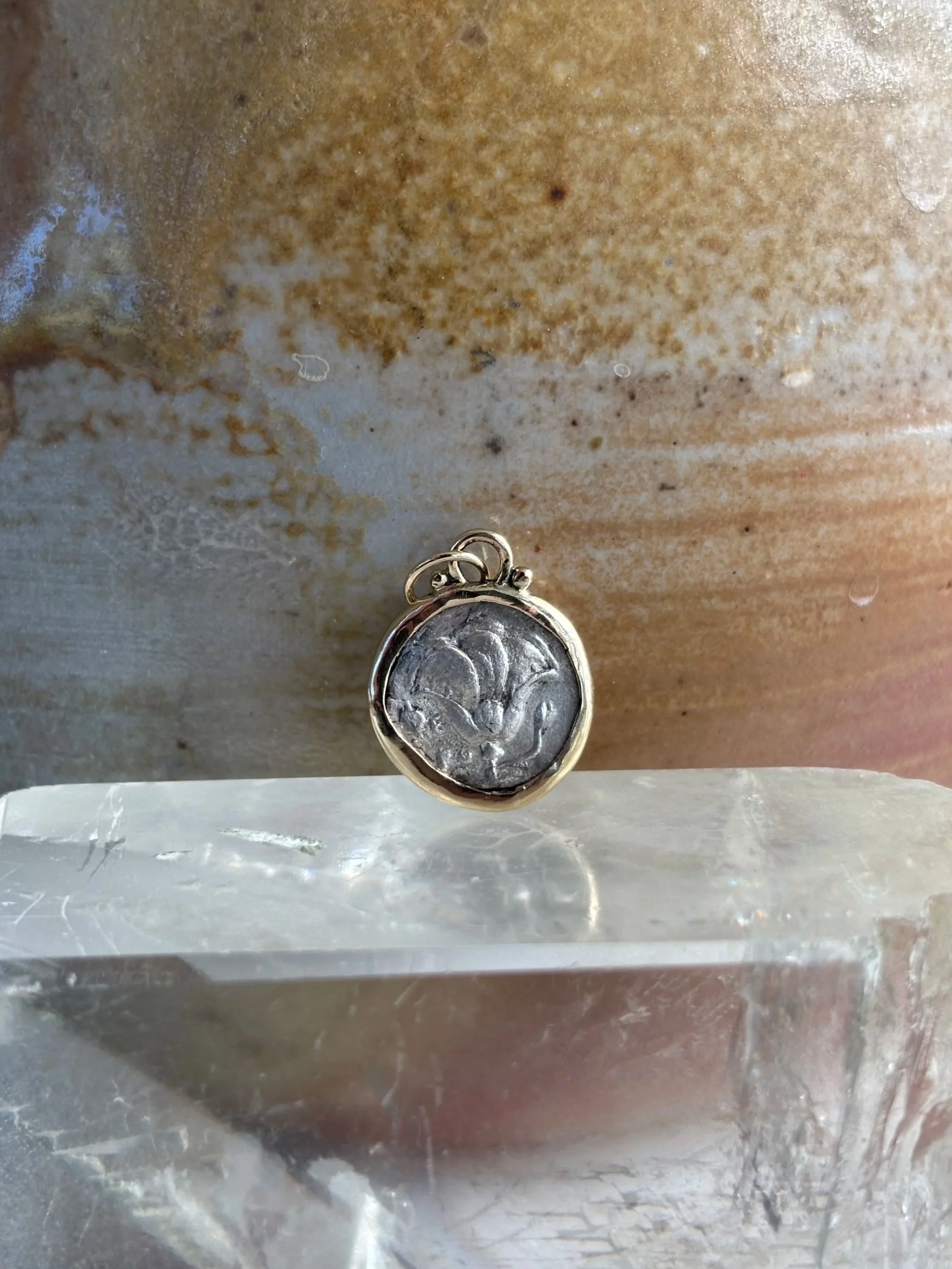 Greek Silver Rose Hemidrachm