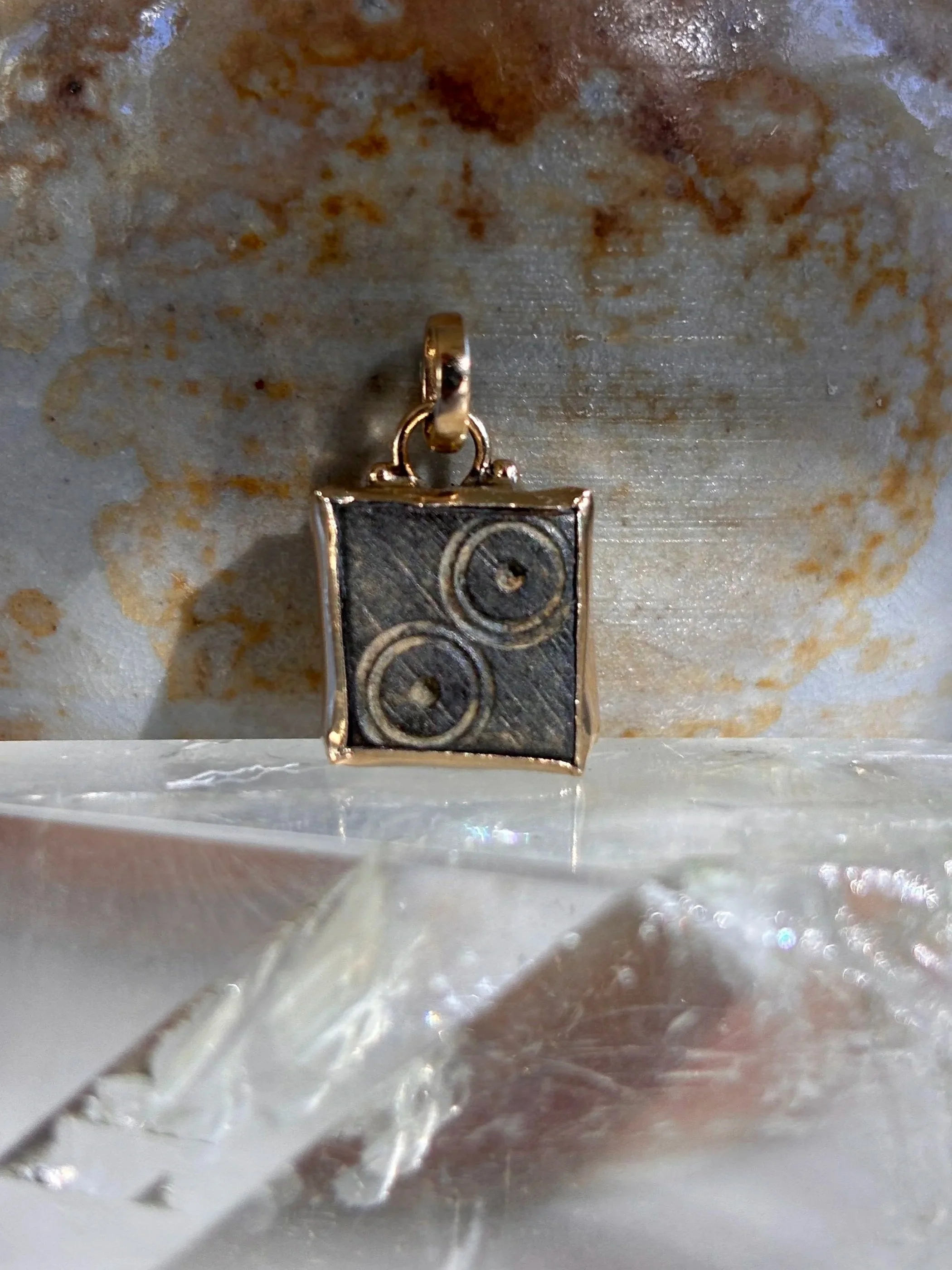 Square Byzantine Pendant