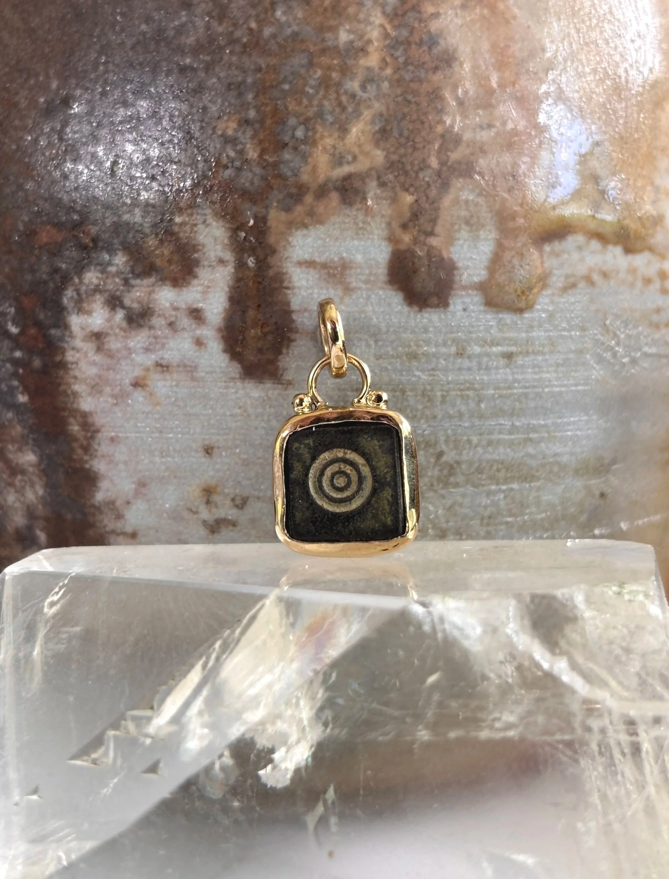 Rectangular Roman Pendant