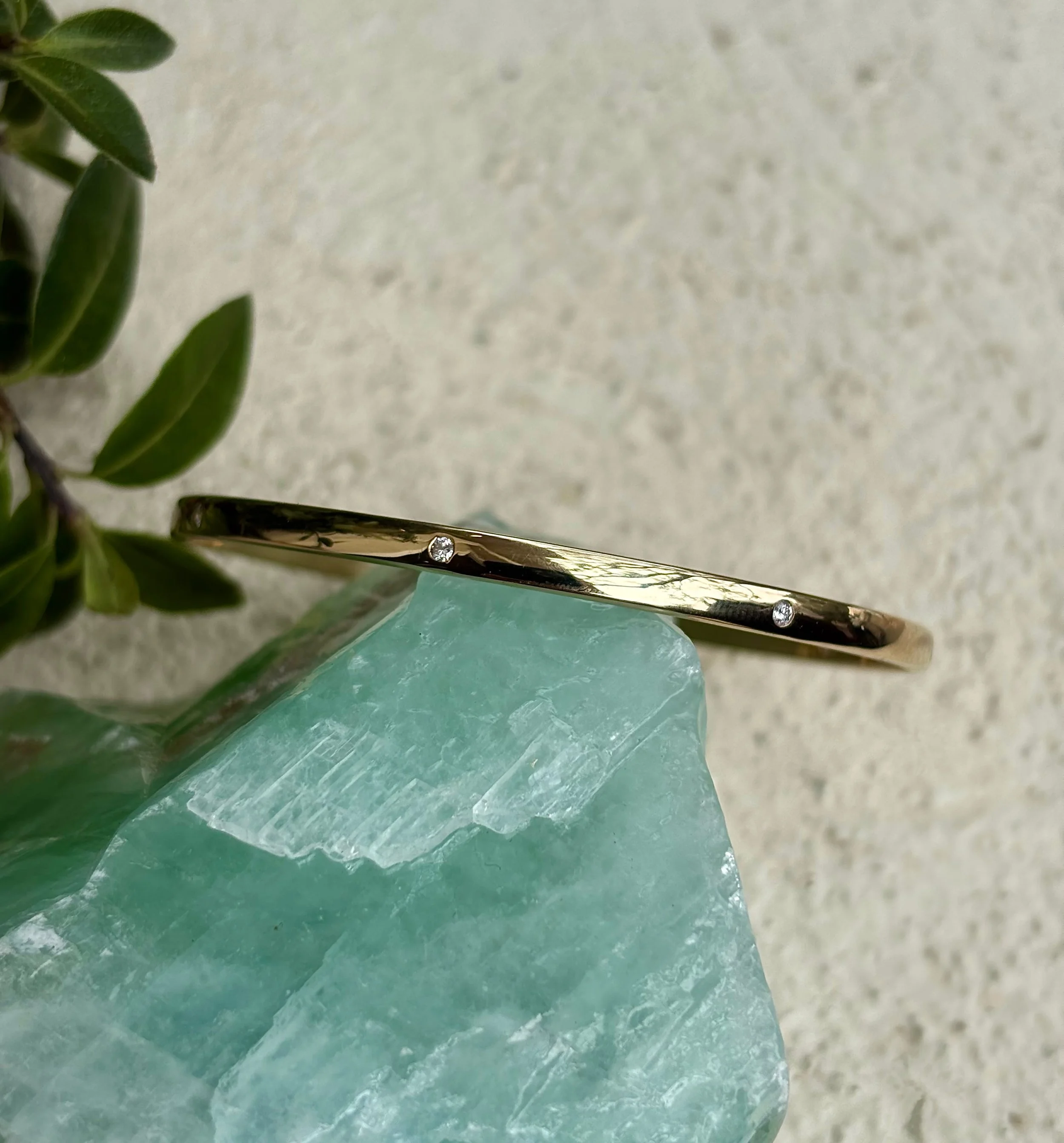 Heavy Diamond Bangle