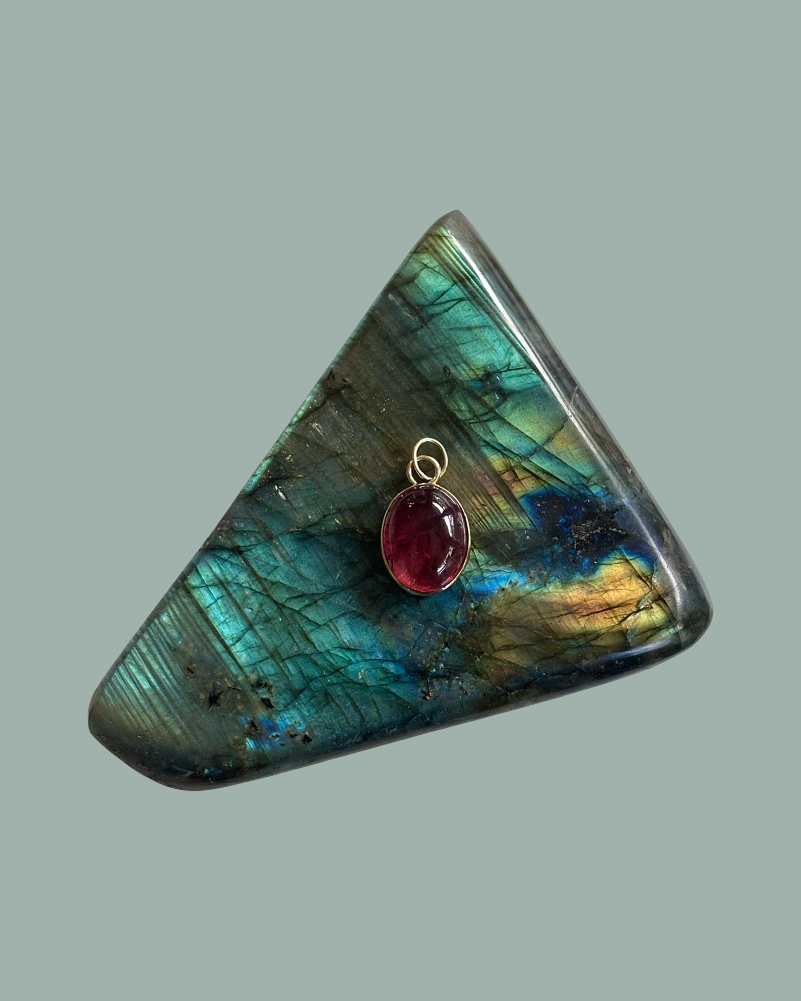 Pink Tourmaline Pendant