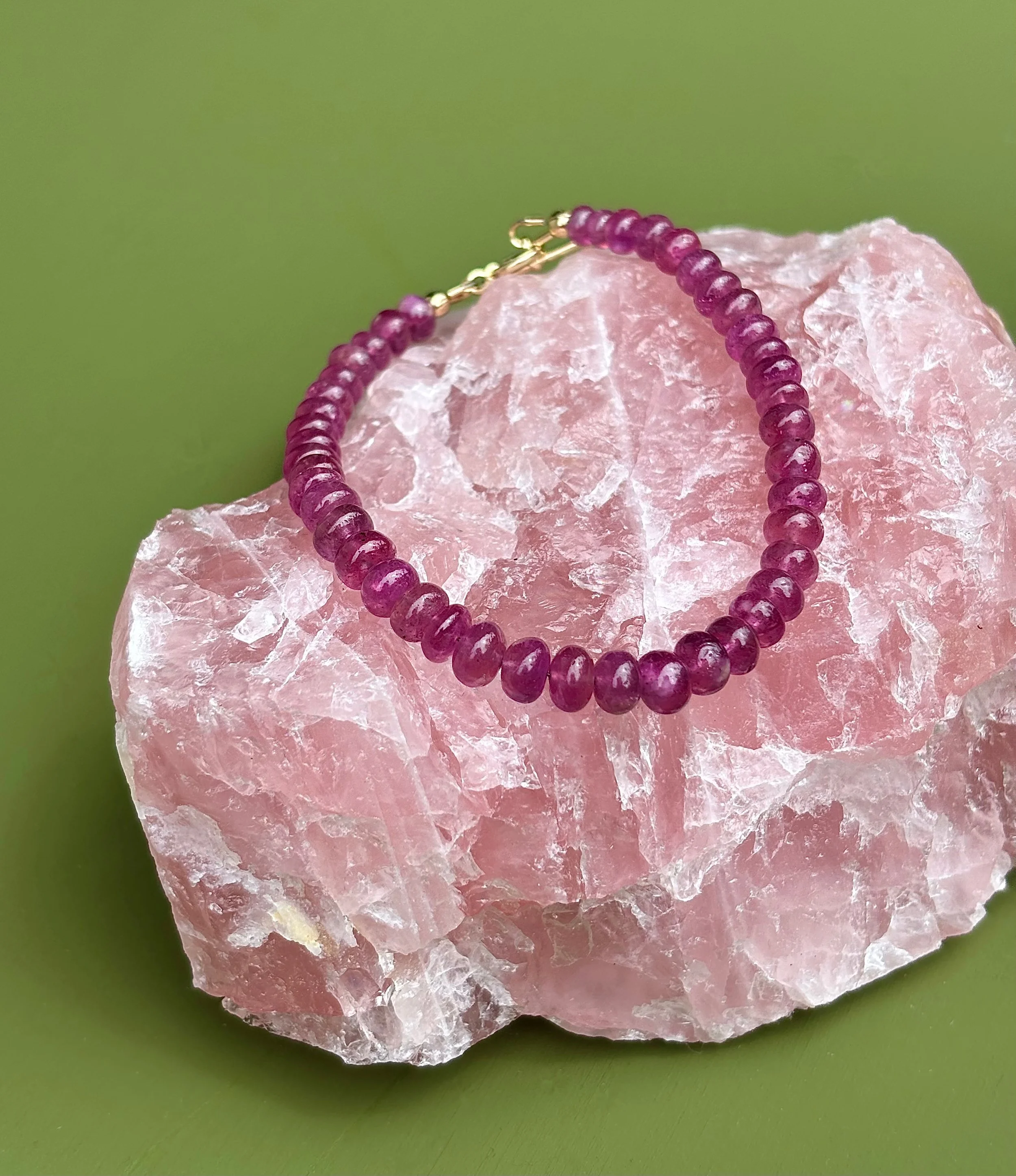 Pink Sapphire Bracelet