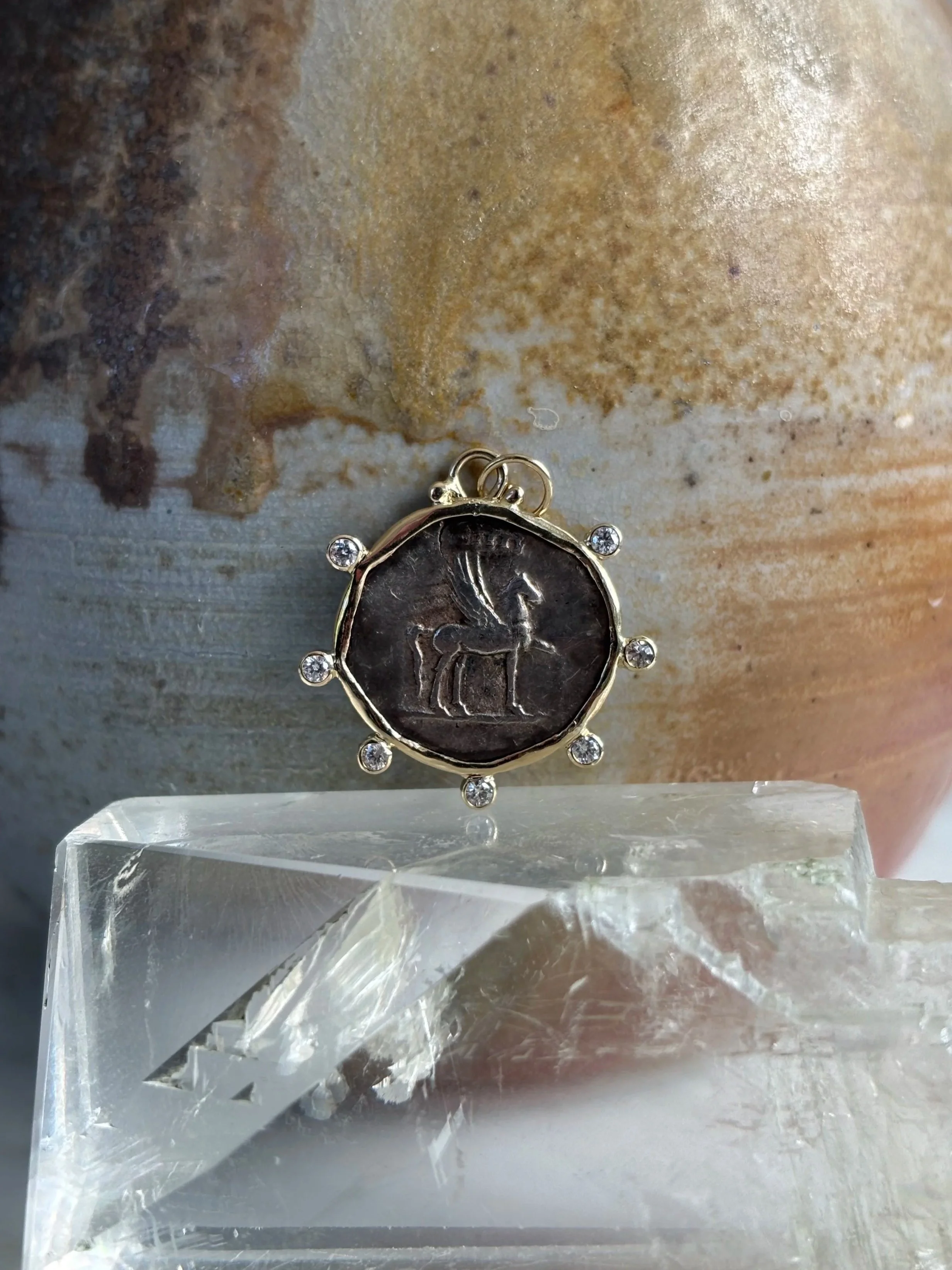 Pegasus Roman Silver Denarius