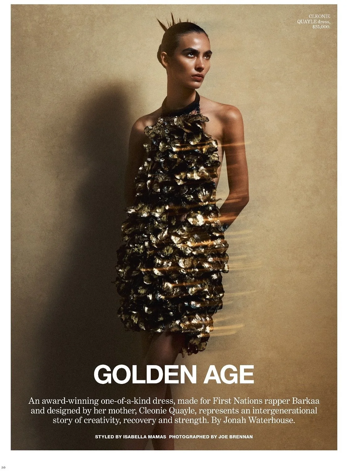✨GOLDEN AGE ✨

After winning the NIFA for Wearable Art Award (sponsored by @eastland) at the @darwinartfair, @cqaboriginaljewelry and @barkaa__ spoke to @jonahwaterhouse from @vogueaustralia about the significance behind what we lovingly refer to as 