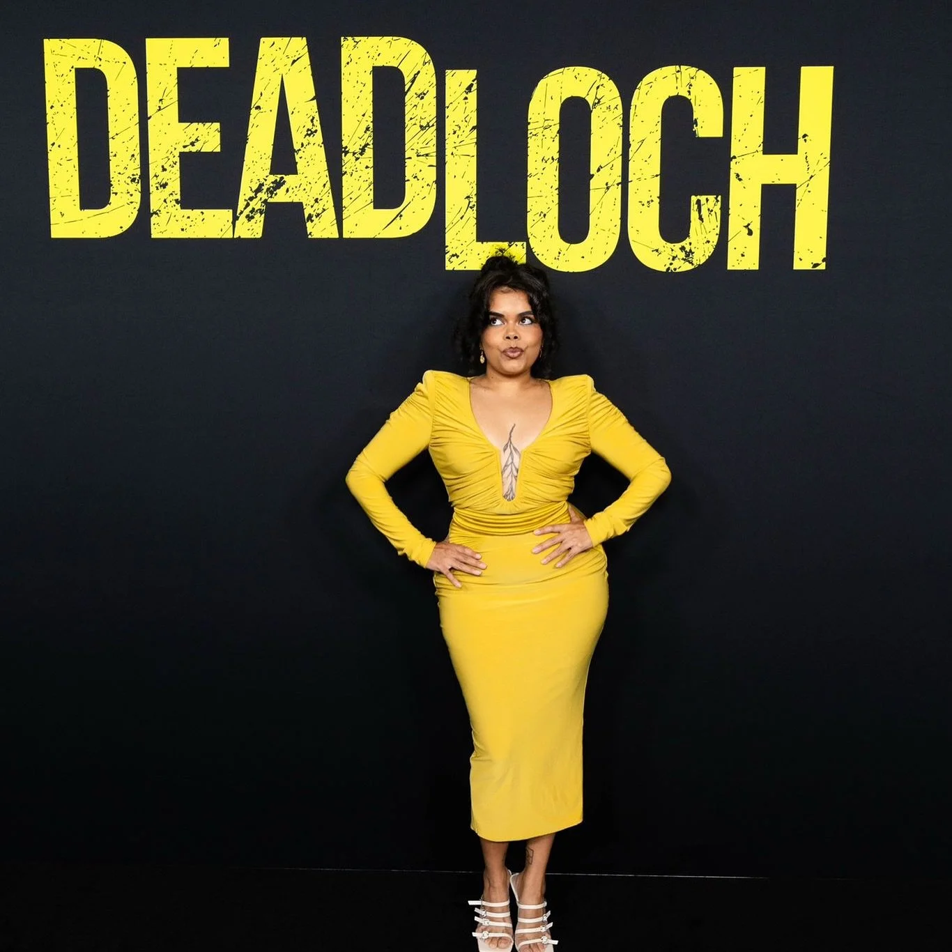 🐊 IT&rsquo;S HUNTY-ING SZN 🐊

@_biancahunt_ serves Top End sizzle in @_zhivago_ &lsquo;s The Bloom Dress at the szn 2 premiere of #DEADLOCK ❤️&zwj;🔥