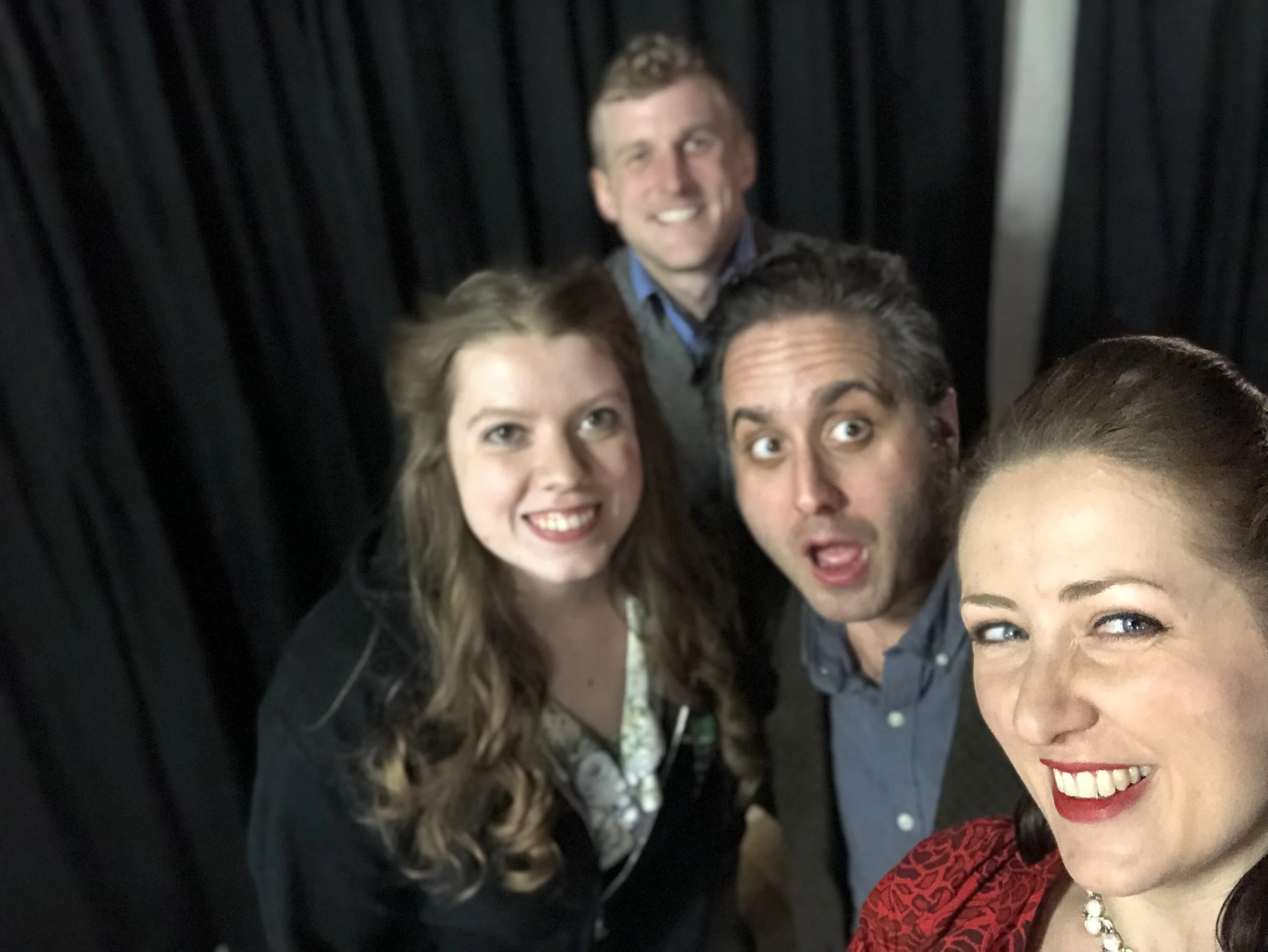 From Left: Colleen, Trevor, Adri, me