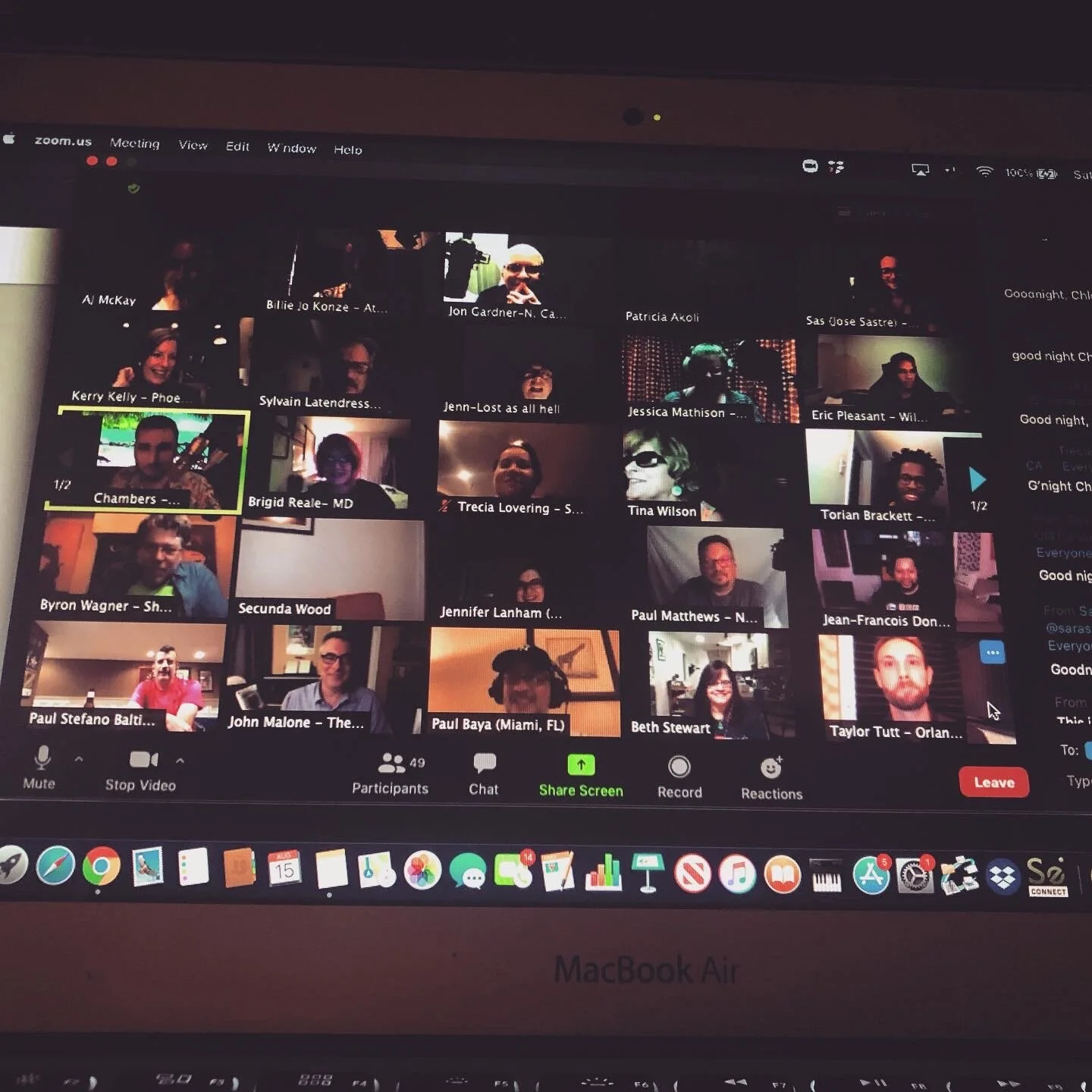 Who knew a virtual conference could be this much fun???? Thanks OneVoice USA and Gravy for the Brain!