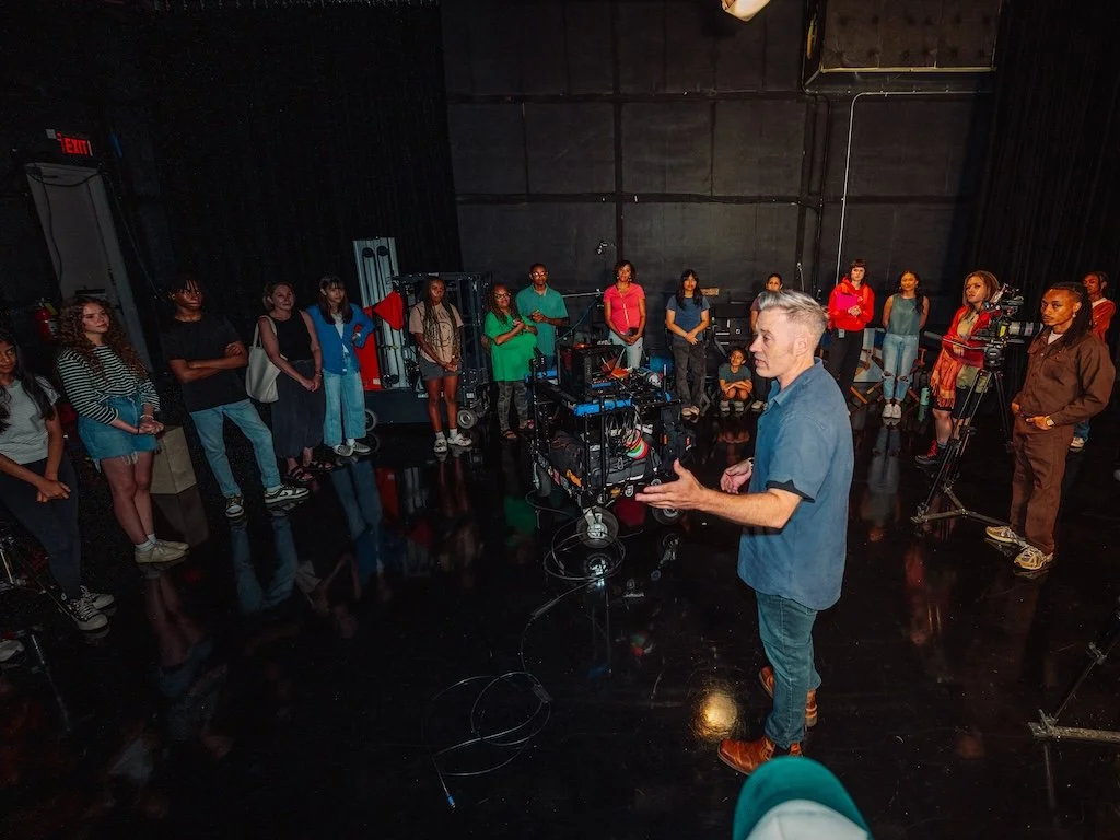 Founder Tamlin Hall speaks to Self Care Teens and parent in Hope Givers studio.jpg