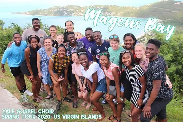 YGC headed over to Magens Bay to relax after our community concert &ndash; and we&rsquo;re now halfway done with tour!